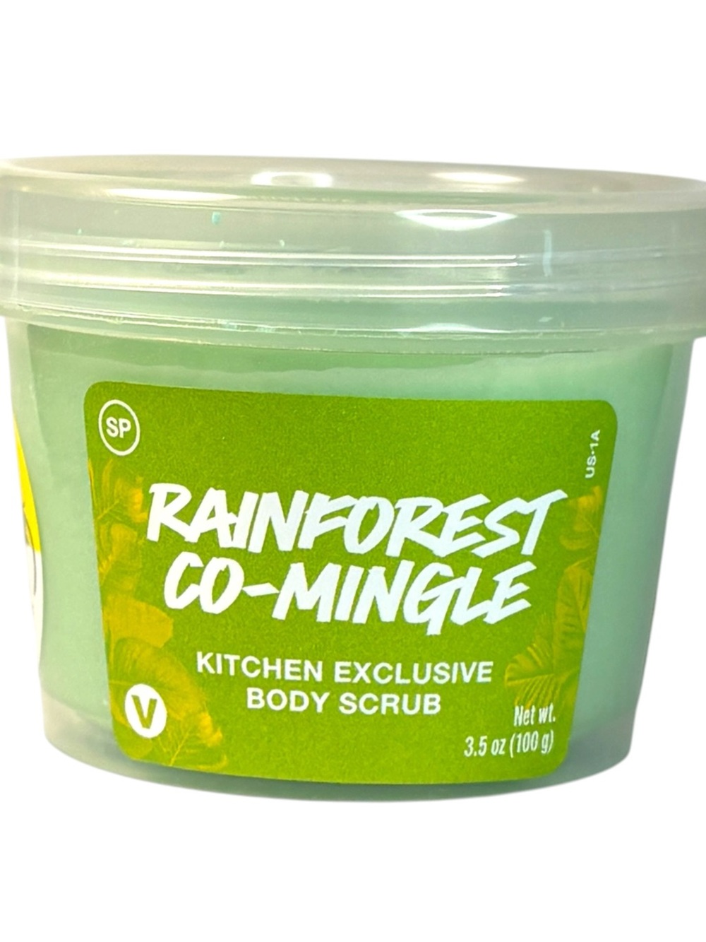 Lush Kitchen Rainforest Co-Mingle Limited Edition Body Scrub Vetiver Cypress NWT